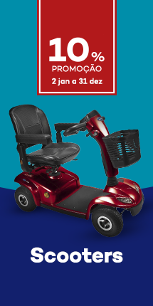 Scooters com desconto direto de 10%, de 1 de janeiro a 31 dezembro